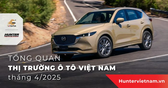 Thị trường ô tô Việt Nam "hạ nhiệt" trong tháng 4